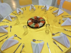 23 Manteleria y Cristaleria - Demian Platillos y Eventos